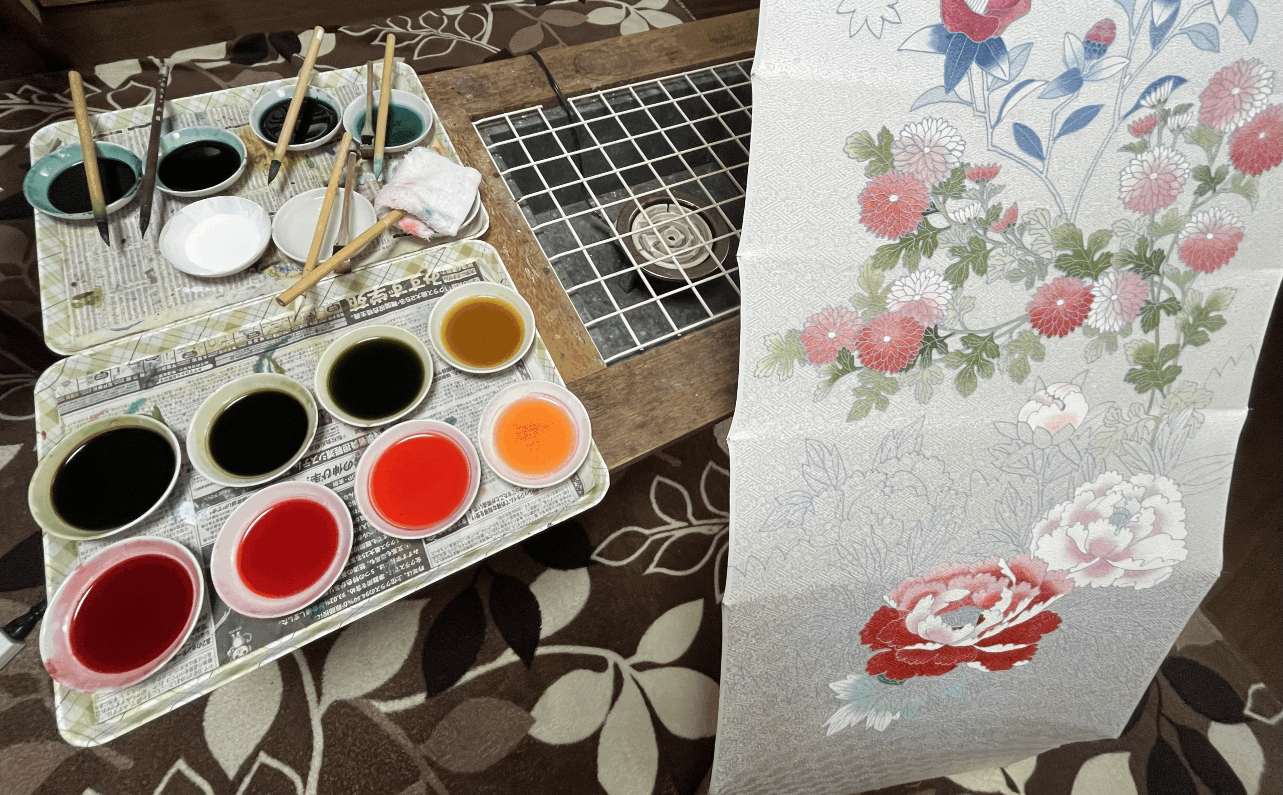 KIMONO YUZEN DYEING EXPERIENCE